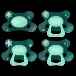 New Difrax Fopspeen Natural 18+ Maanden Glow in the Dark BPA-vrij