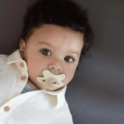 Outlet Difrax Fopspeen Naturel Lilac Amethyst 0-6 Maanden