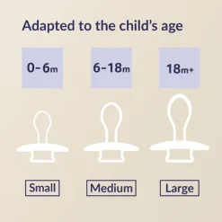 Online Difrax LOVI Prime Fopspeen 18+ maanden Coconut/Ivory