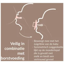 Best Difrax LOVI Prime Fopspeen 6-18 Maanden BPA-vrij Pistachio/Green