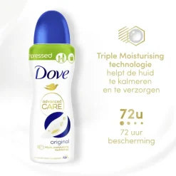 New Dove Advanced Care Original Anti-Transpirant Deodorant Spray 100 ML