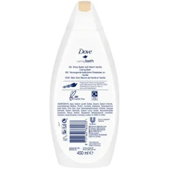 Clearance Dove Caring Bath Sheaboter & Vanille Badcrème 450 ml