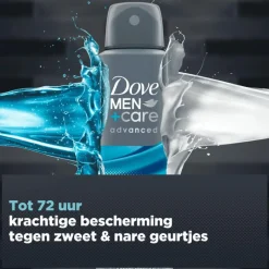 Hot Dove Men+Care Advanced 0% Clean Comfort Deodorant Spray 150 ML