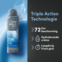 Clearance Dove Men+Care Advanced Cool Fresh Anti-transpirant Deodorant Spray 150 ML