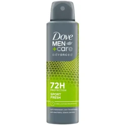 Clearance Dove Men+Care Advanced Sport Fresh Anti-transpirant Deodorant Spray 150 ML