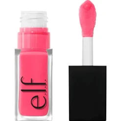 Discount e.l.f. Glow Reviver Plumping Lip Oil Neutral Pink Burst Bubble