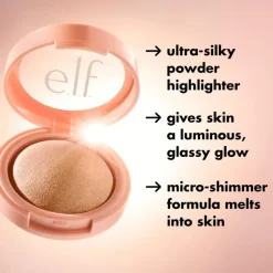 Discount e.l.f. Halo Glow Silky Powder Highlighter Soft Pearl Era