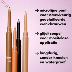 Sale e.l.f. Micro-Fine Brow Pencil Neutral Brown