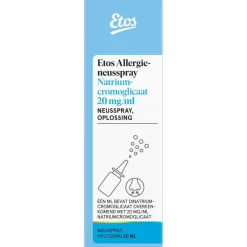 Outlet Etos Allergie Neusspray Natriumcromoglicaat 20 mg/ml 20 ML