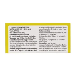 New Etos broomhexine 8mg tablet 30st