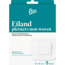 New Etos Eiland Pleisters 8 x 10 CM 5 Pleisters
