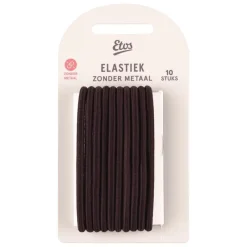 Best Etos Elastieken Metaalvrij Bruin 10St