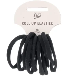 Outlet Etos Elastieken Roll Up Small Zwart 10St