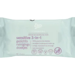 Clearance Etos Face Sensitive Mini Cleansing Wipes 10 stuks