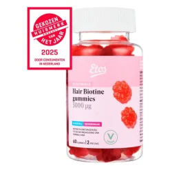 Online Etos Hair Biotine gummies 5000μg 60 stuks