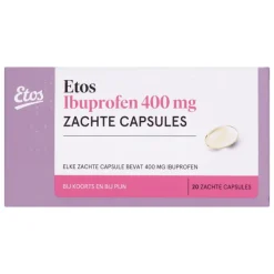 Best Etos Ibuprofen 400 mg Liquid Caps 20 st