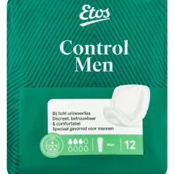 Outlet Etos Men Control Level 1 Incontinentieverband 12 stuks