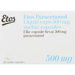 Online Etos Paracetamol 500 MG Liquid Caps 20