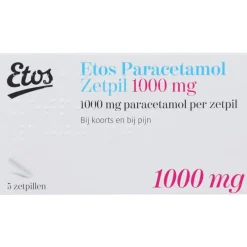 Clearance Etos Paracetamol 1000 mg Zetpil