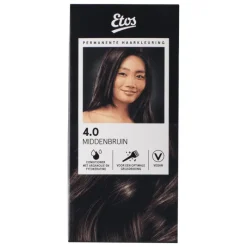 Hot Etos Permanente Haarkleuring 4.0 middenbruin
