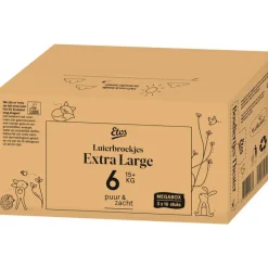 Etos Puur & Zacht Luierbroekjes Maat 6 Extra Large 15+ kg 48 stuks