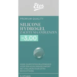 Discount Etos Silicone Hydrogel Zachte Maandlenzen -3.00 3st.