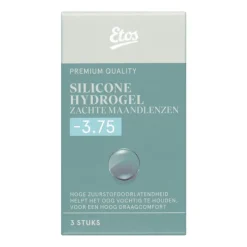 Sale Etos Silicone Hydrogel Zachte Maandlenzen -3.75 3st.