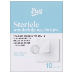 Best Etos Steriele Wondreinigingsdoekjes 10 doekjes