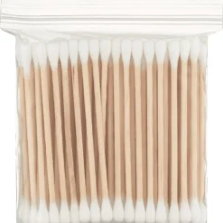 Discount Etos Wattenstaafjes Hout 100 stuks