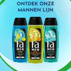 Clearance FA Men Xtreme Sport Energy Boost 3-in-1 Douchegel 250 ML