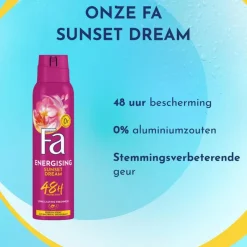 Outlet FA Sunset Love Deodorant Spray 150 ML