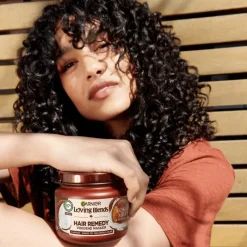 Outlet Garnier Loving Blends Kokosmelk & Macadamia Hair Remedy Haarmasker 340 ML