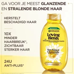 Clearance Garnier Loving Blends Sun-Kissed Chamomile & Bloemenhoning Shampoo 300 ML