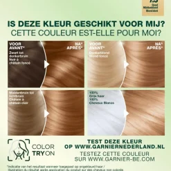 New Garnier Nutrisse Crème Permanente Haarverf 7.3 Goudblond
