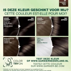 Outlet Garnier Nutrisse Crème Permanente Haarverf 3 Donkerbruin
