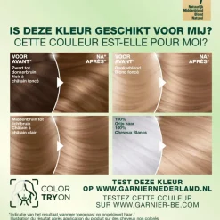 Clearance Garnier Nutrisse Crème Permanente Haarverf 7 Natuurlijk Blond