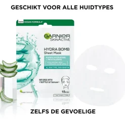 Clearance Garnier SkinActive Hydra Bomb Hydraterend + Verfrissend Tissuemasker