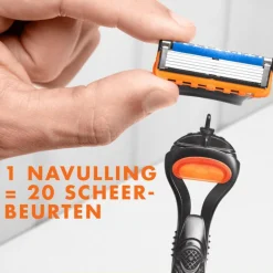 New Gillette Fusion5 Navulmesjes 4 Stuks