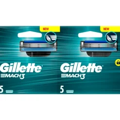 New Gillette Mach3 Navulmesjes Duopak 10 Stuks