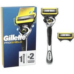 Hot Gillette ProShield Scheersysteem Met 2 Navulmesjes