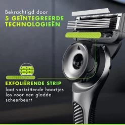 New Gillette Labs Scheersysteem 1 Handvat Met 1 Navulmesje En Muurhanger