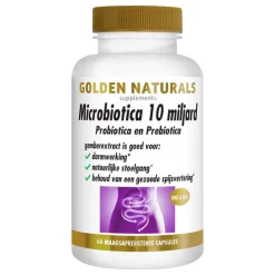 Sale Golden Naturals Microbiotica 10 Miljard Capsules 60 stuks