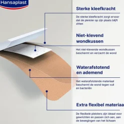 Best Hansaplast Elastic Waterproof Pleisters 20 Pleisters