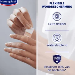 Best Hansaplast Elastic Waterproof Pleisters 20 Pleisters