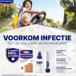 Best Hansaplast Elastic Waterproof Pleisters 20 Pleisters