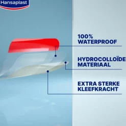 Online Hansaplast Second Skin Protection Waterproof en Transparante XL Eilandpleisters 3 stuks