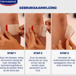 Online Hansaplast Second Skin Protectoin Waterproof en Transparante Pleister Strips 6 stuks