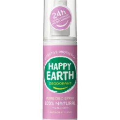 New Happy Earth 100% Natuurlijke Lavender Ylang Deodorant Spray 100 ML