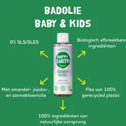Sale Happy Earth 100% Natuurlijke Baby & Kids Bad Olie 150 ml