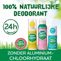 Best Happy Earth 100% Natuurlijke Rose Petitgrain Deodorant Roller 75 ML